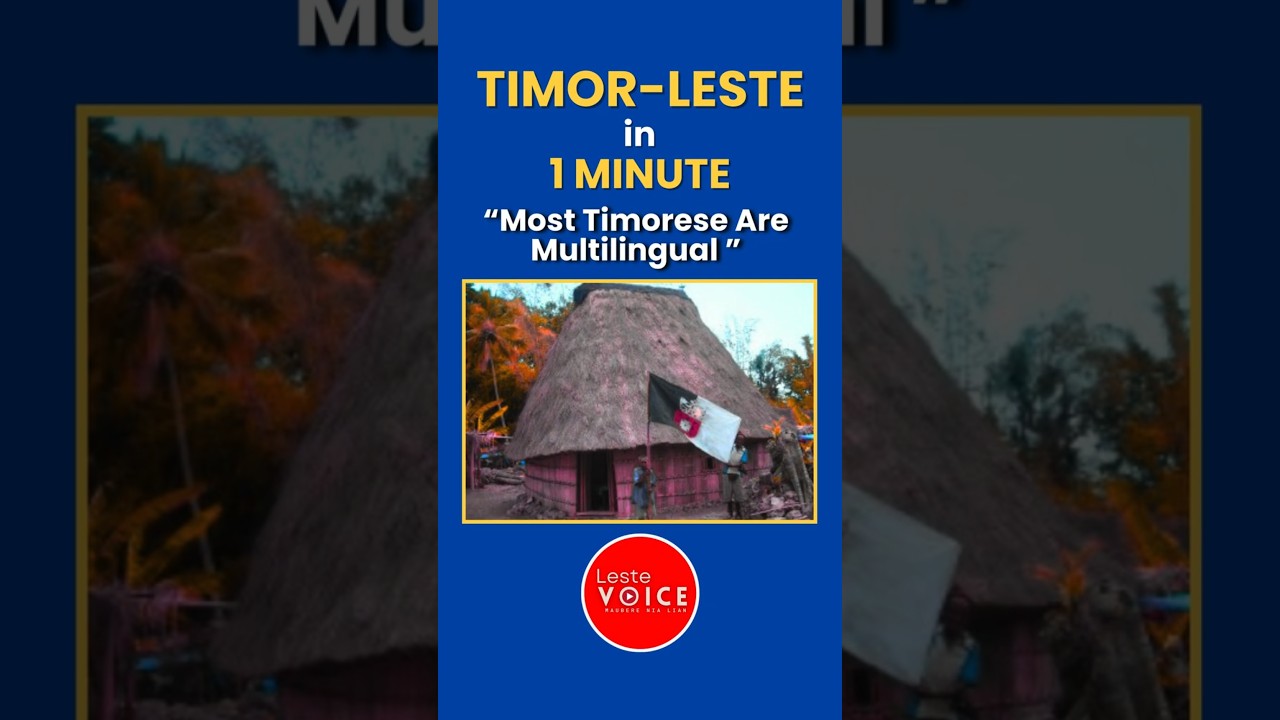Most Timorese Speak More Than One Language 