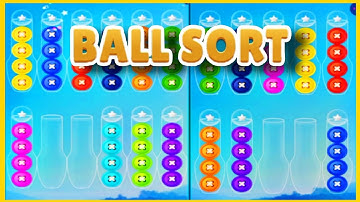 color ball sort wooden puzzle (level 1870-1877) #relaxing #gaming