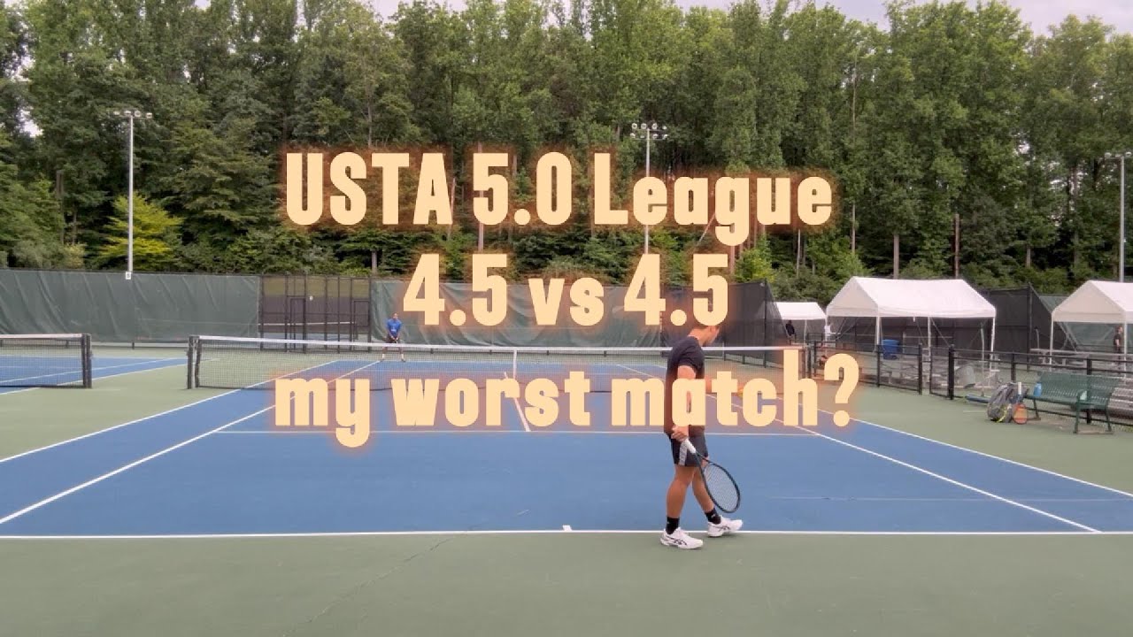 Image showcasing USTA 5.0 League - 4.5 Baseline vs 4.5 Everything Else (my worst match ...