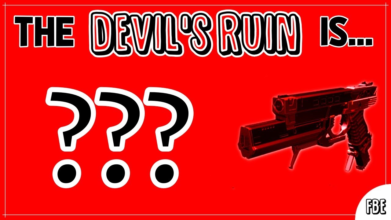 The Devil's Ruin is... Destiny 2 Gameplay Season 9