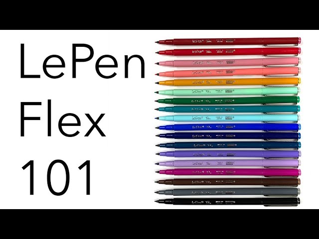 Pen Review: Marvy Le Pen Flex Brush Pens (6-Color Set in Jewel Colors) -  The Well-Appointed Desk