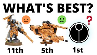 Rating the Strongest Ten Tau Empire Units in Warhammer 40K - Best T'au in Arks of Omen?