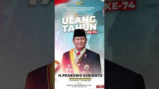 selamatulangtahun presidenprabowo