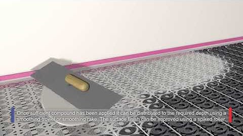 Installing Low Profile Screed System over Profix XPS Insulation on Concrete Floors - Profix 4