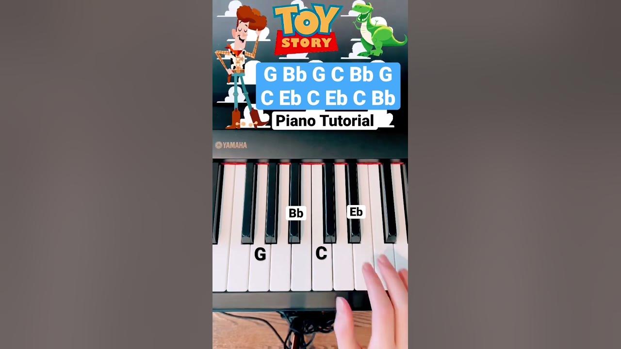 Youve Got a Friend in Me Piano Tutorial | Toy Story 🧸🚂 #shorts #toystory #youvegotafriendinme