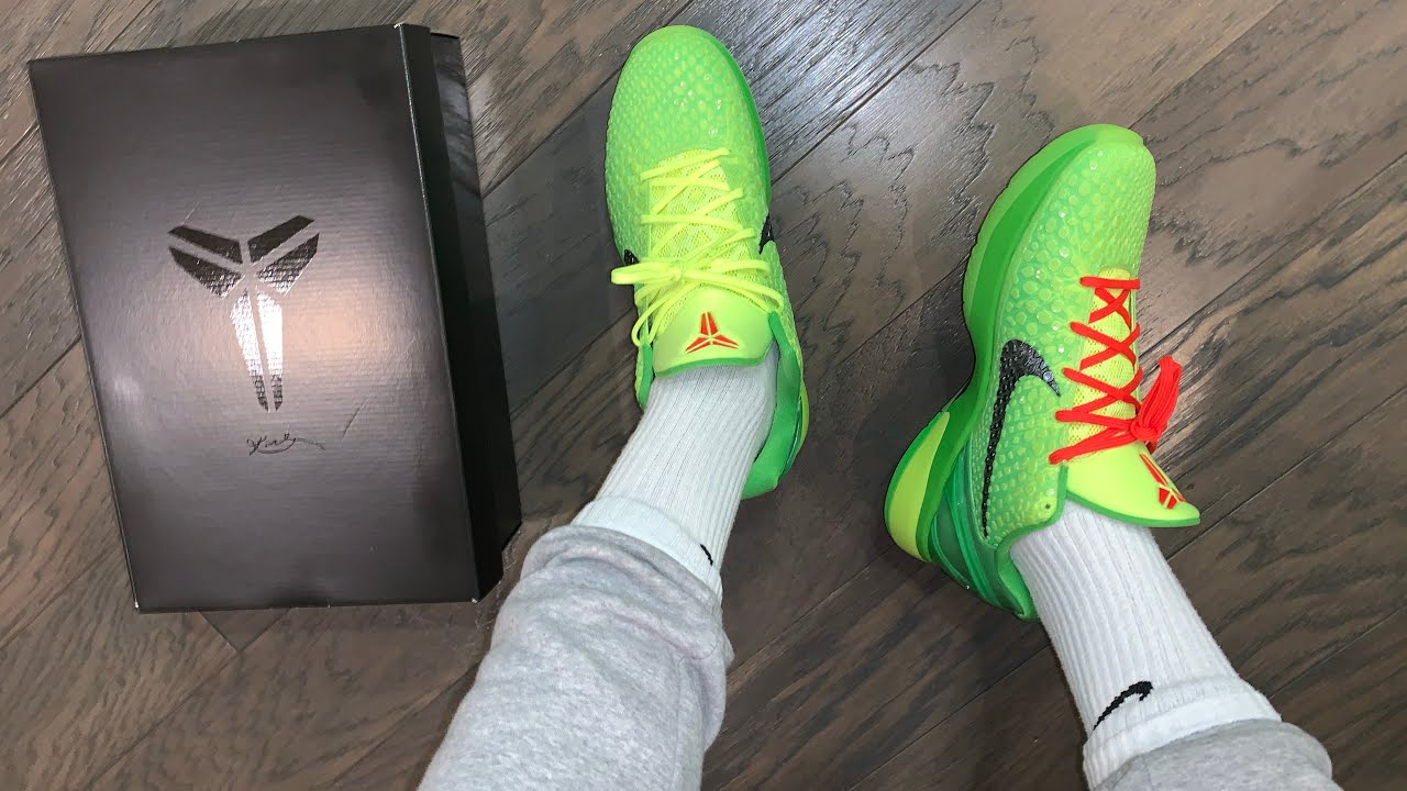 Nike Kobe 6 Protro “Grinch” Unboxing/On-Foot look & Different Ways to ...