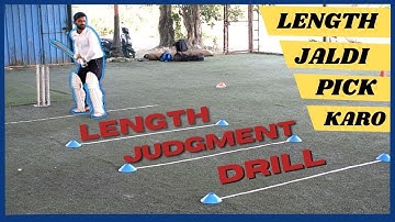 Best Length Judgement Drill | Length Jaldi Pick Karo | Hindi