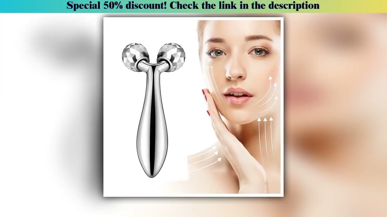 Best Seller Face Rolling Massager Facial Lift 3D Manual Roller Massager Y Shape 360 Rotating Wrinkl