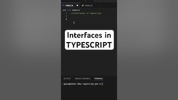 Interfaces in Typescript #coding #programming #typescript