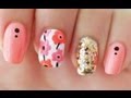 Marimekko Inspired Flower Nails