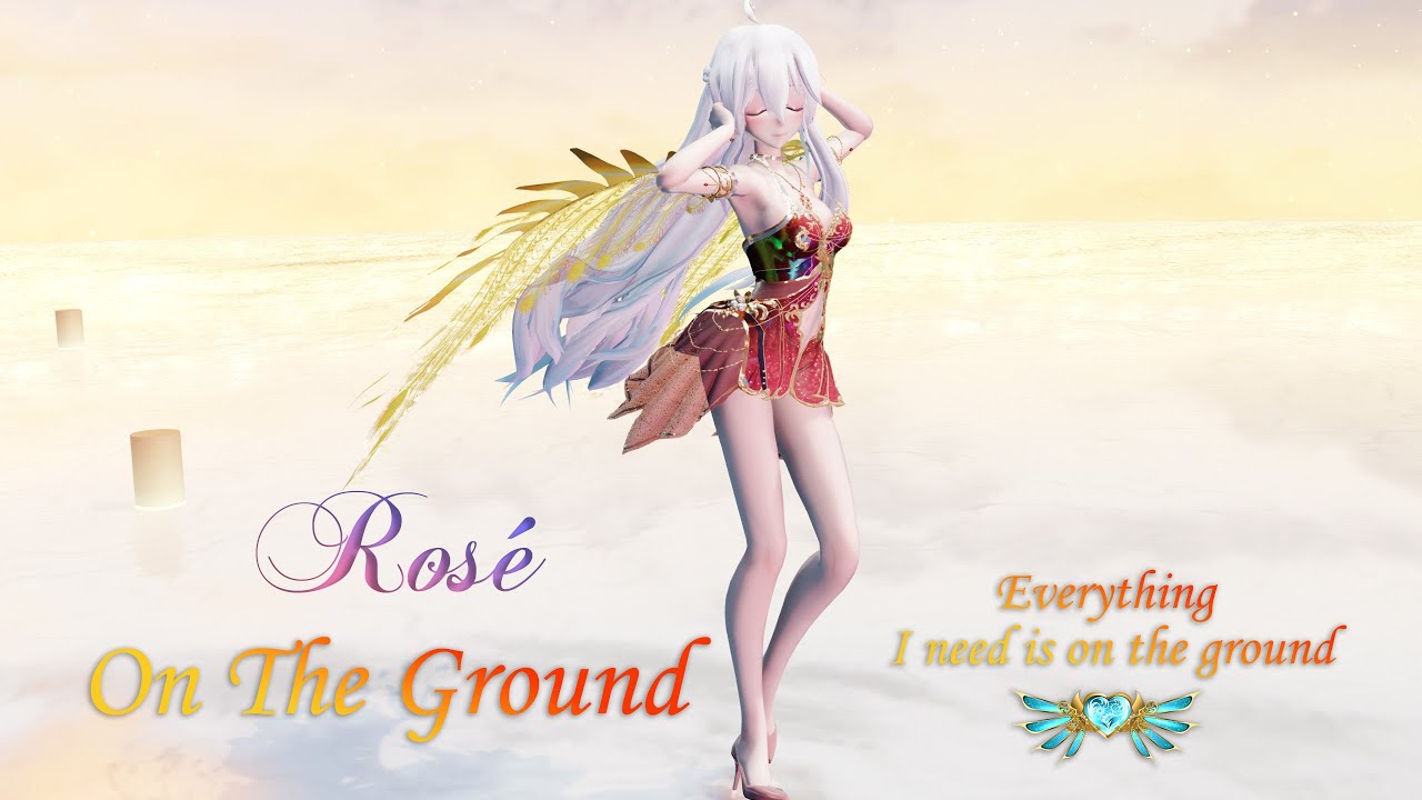 [MMD]ROSÉ - On The Ground 弱音與你共舞 - YouTube