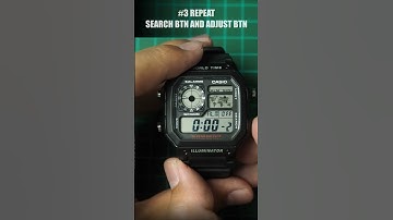 How To Turn Off Alarms on Casio AE-1200W