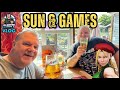 Sun  chilling  retro games  beers  vlog46