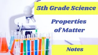 Classifying Properties of Matter // 5th grade science online lesson