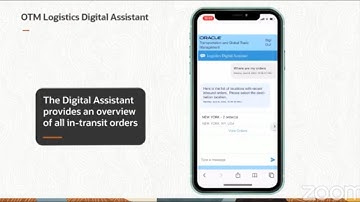 2020 OTM SIG Webinars: The NEW Logistics Digital Assistant by Evelyn Mei, Oracle