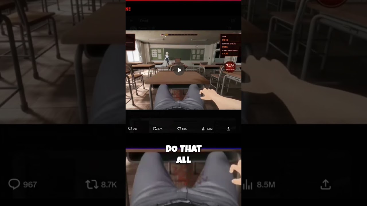 Testicle Scratching Simulator #gaming #simulator #funny #humpdaychinwag