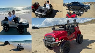 Racing car at the Moana beach #kids car