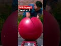 What pops an exercise ball? 🤔