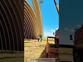 Steel Building Assembly Using Self Supporting Arch Panels