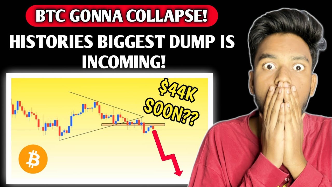 Биткоин вот-вот рухнет — 44 000 долларов? | Последний анализ биткоина и доминирования биткоина!