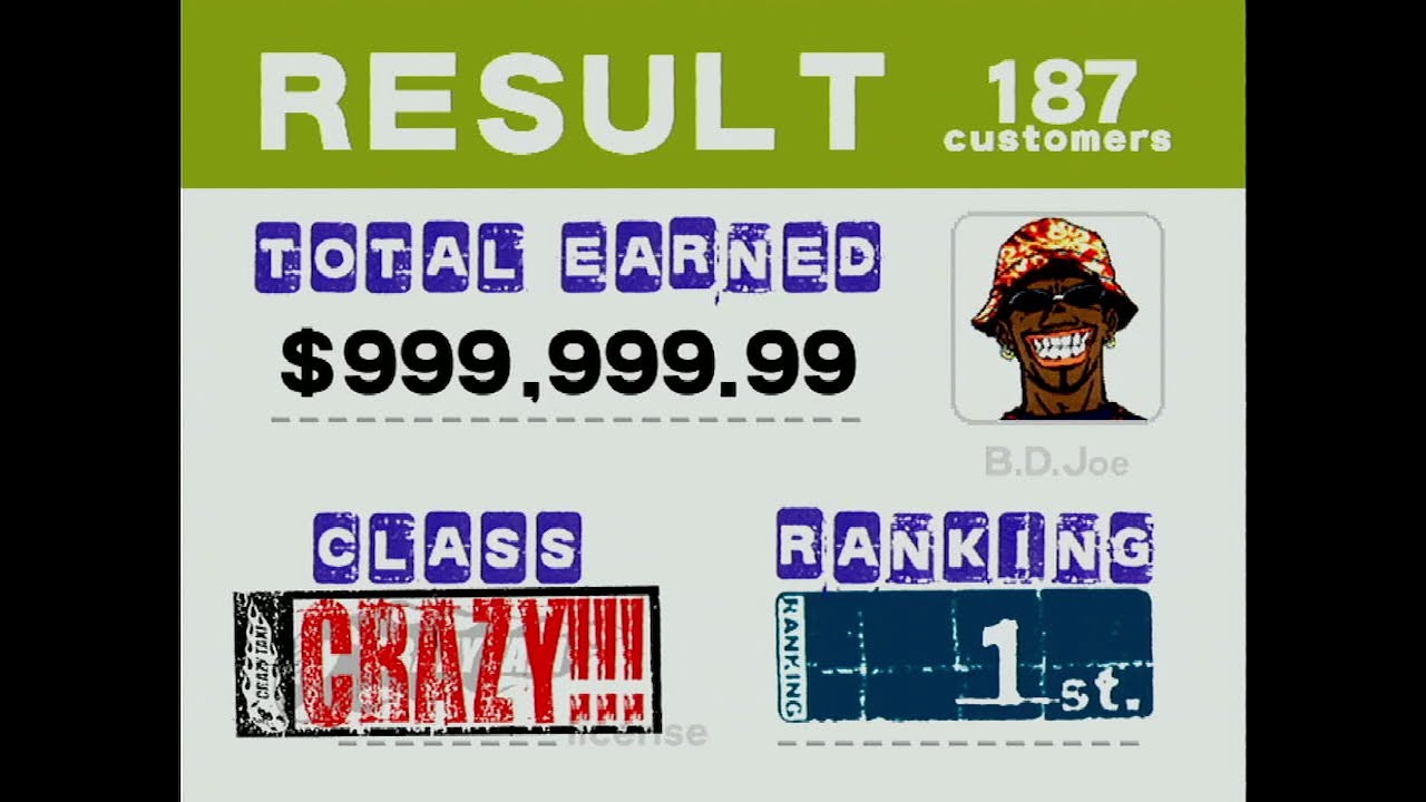 Crazy Taxi - $999,999.99 (Bike) - Arcade - クレイジータクシー カンスト