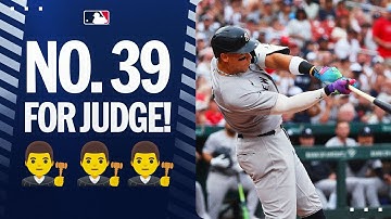 39 HOME RUNS for Aaron Judge!