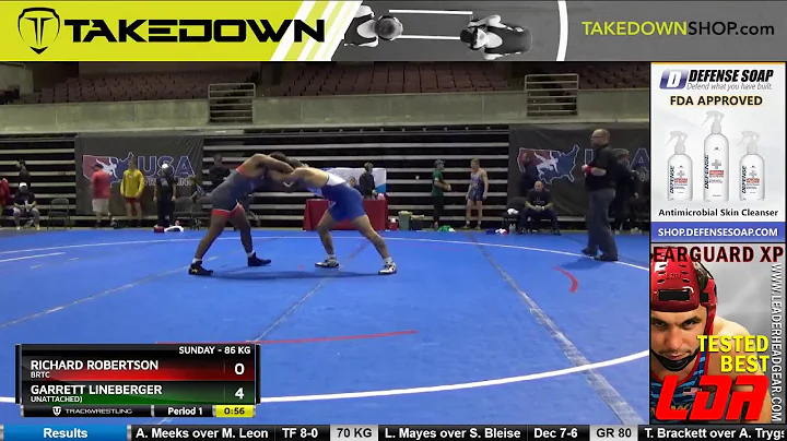 86 KG Richard Robertson BRTC Vs Garrett Lineberger...