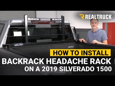 How to Install Backrack Original Headache Rack on a 2019 Chevy Silverado