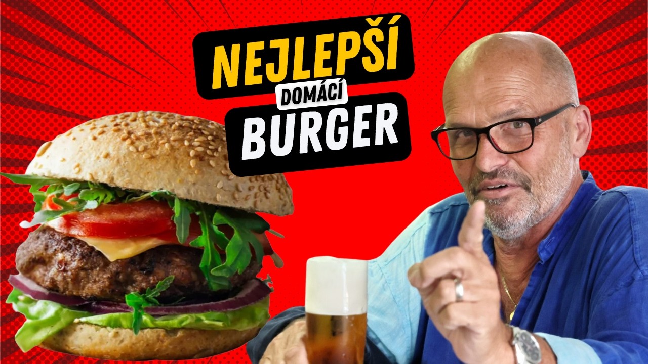 Hamburger s bylinkovým máslem | Poctivý burger plný chutí na oběd i večeři
