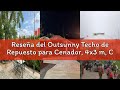 Reseña del Outsunny Techo de Repuesto para Cenador, 4x3 m, Cubierta de Repuesto con Techo Doble, 10