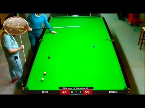 Gran Klub - Snooker Table 1 - Live Streaming by SnookerON.com billiards table size