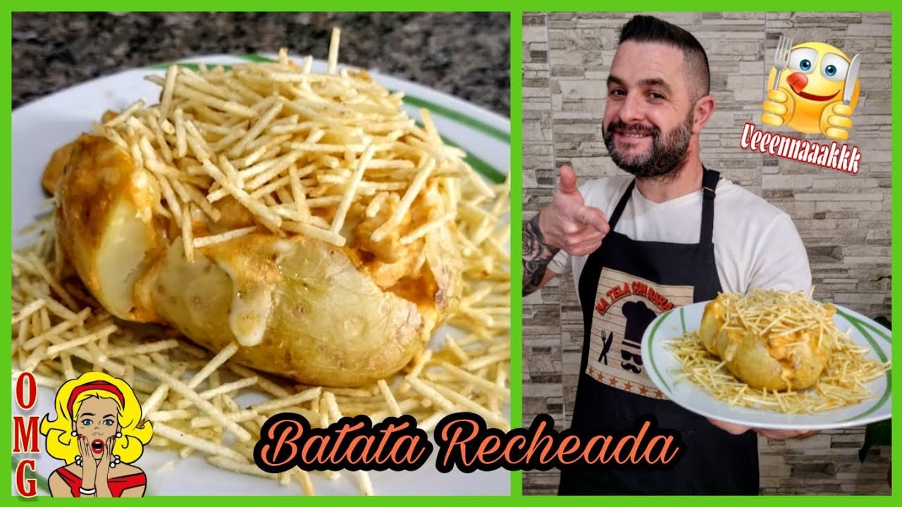 BATATA RECHEADA! [COM STROGONOFF DE FRANGO]