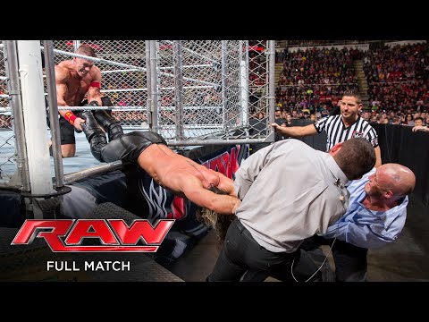 FULL MATCH - John Cena vs. Seth Rollins – Steel Cage Match: Raw, Dec. 15, 2014
