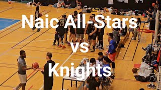 Exhibition game between Naic All-Stars and Knights/ FFBL basketball tournament 2024