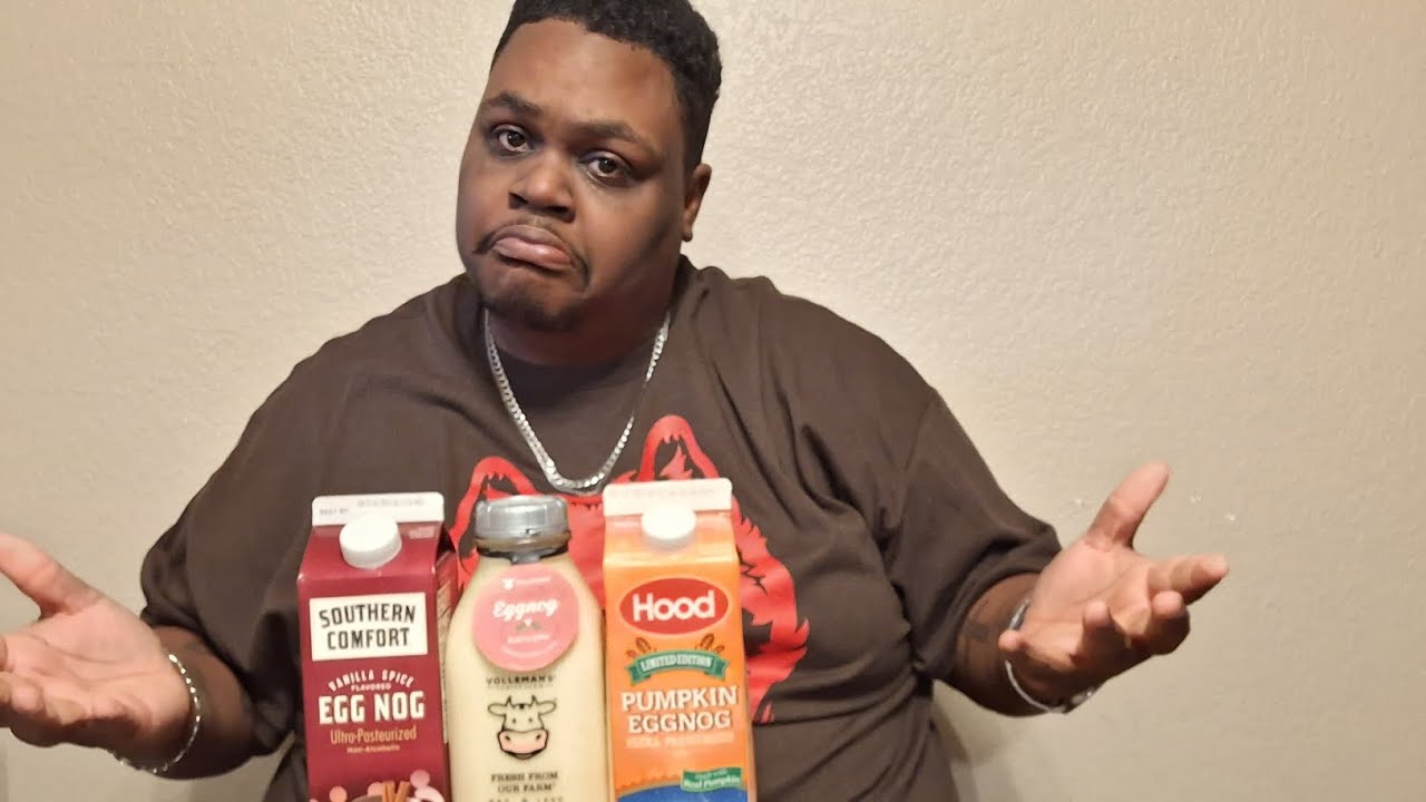 Let&amp;#39;s drink: Holiday egg nogg mukbang. - YouTube