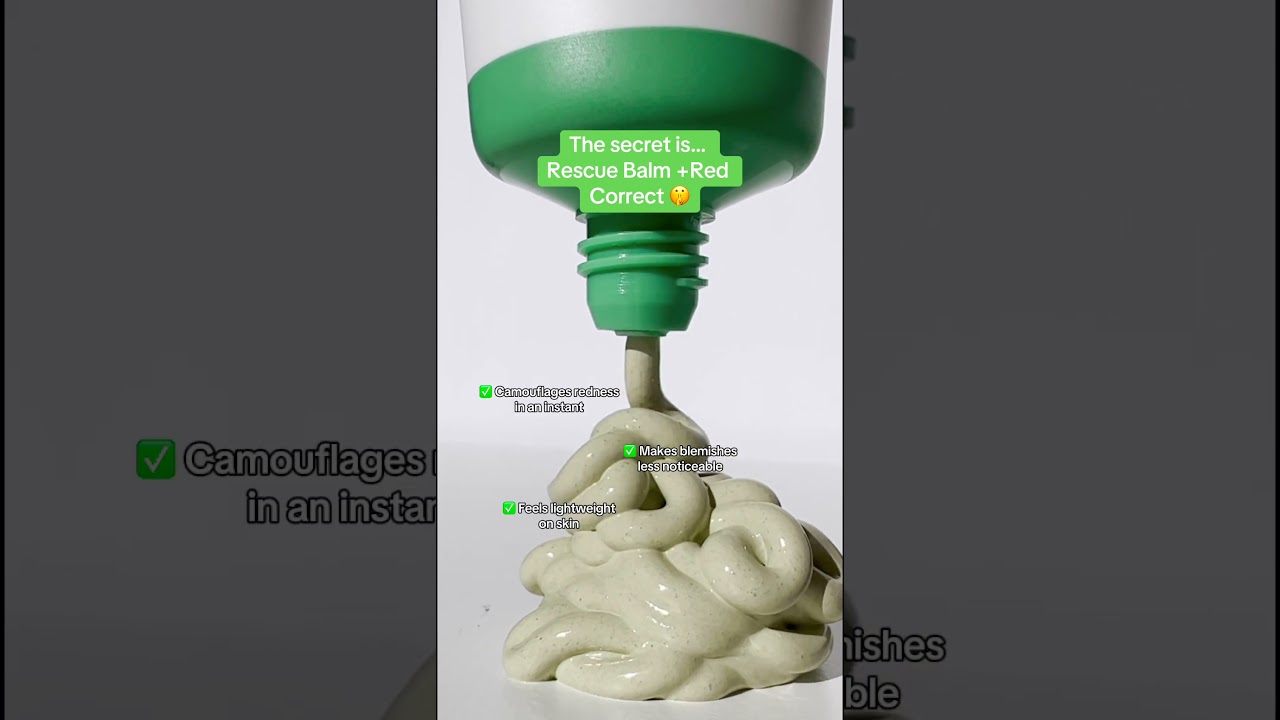 How Does Our Rescue Balm Green Cream Correct Redness?  