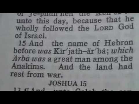 Part 229 Reese Chronological Bible (Joshua 14)