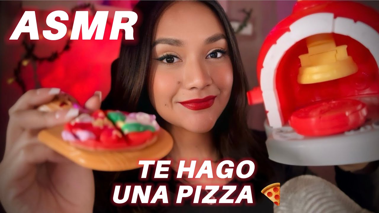 asmr EN ESPAÑOL / TE PREPARO UNA PIZZA 🍕 (roleplay) duerme en minutos 😴