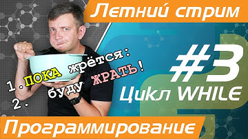 Летний стрим №3. Программирование на Python. Цикл WHILE. ЕГЭ по информатике - 2023