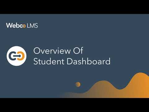 24  Overview of student dashboard - WebcoLMS