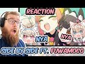 FUWAMOCO!!! Aiobahn +81 Ft. FUWAMOCO "Side by Side" (NEKOPARA ED) | Laverick Reacts