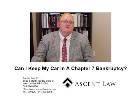 Vidéo: Puis-je déposer le chapitre 7 et garder ma voiture ?