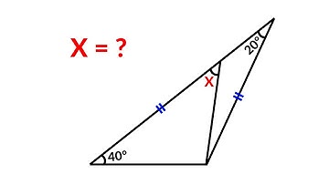 Sweden Math Olympiad Geometry Problem | Find the angle X