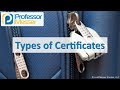 Types of Certificates - CompTIA Security+ SY0-501 - 6.4