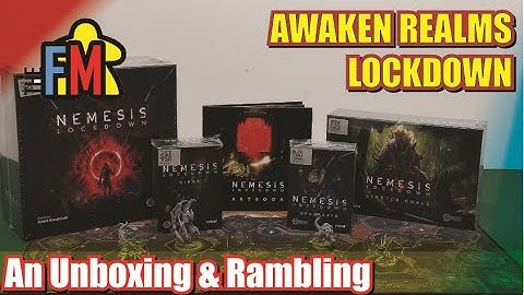 Nemesis Lockdown by Awaken Realms - An unboxing and Rambling