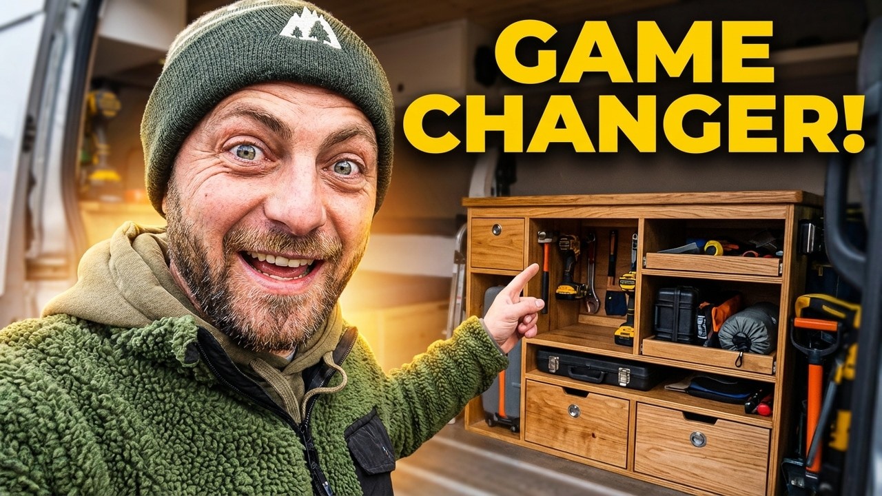 Самодельный лайфхак | Решение для хранения вещей в кемпере | Это НЕОБХОДИМО для любого приключенч...