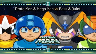 Proto Man Mega Man vs Bass Quint Mega Man Robot Master Mayhem