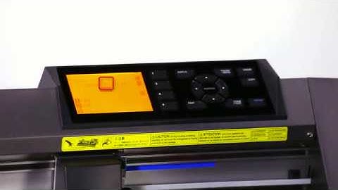 How to set speed on the Graphtec Cutter