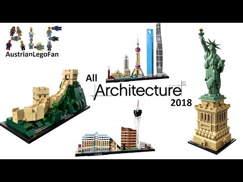 All LEGO Architecture Sets 2019 - Lego Speed Build Review. 