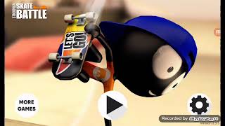 Stickman skate battle  لعبة رائعة و لكن تقهر screenshot 3